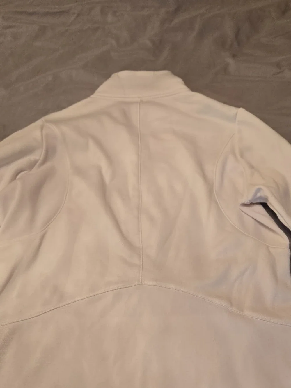 Nike Golf White Half-Zip Athletic Pullover